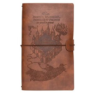 Harry Potter Reisdagboek - Kaart van de Marauder - Leren Tijdschrift