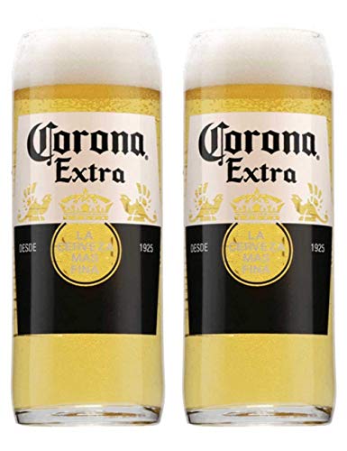 2 x Pintglas Originele Corona Extra Bierglazen