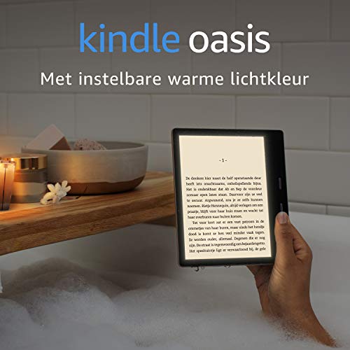 Kindle Oasis - Waterdichte en draagbare e-reader met instelbare lichtkleur en miljoenen boeken