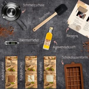 DIY-chocolade set voor gezonde en persoonlijke traktaties